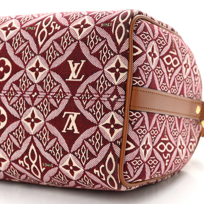 Louis Vuitton Jacquard Since 1854 Speedy Bandouliere 25 Bordeaux 10 of 13