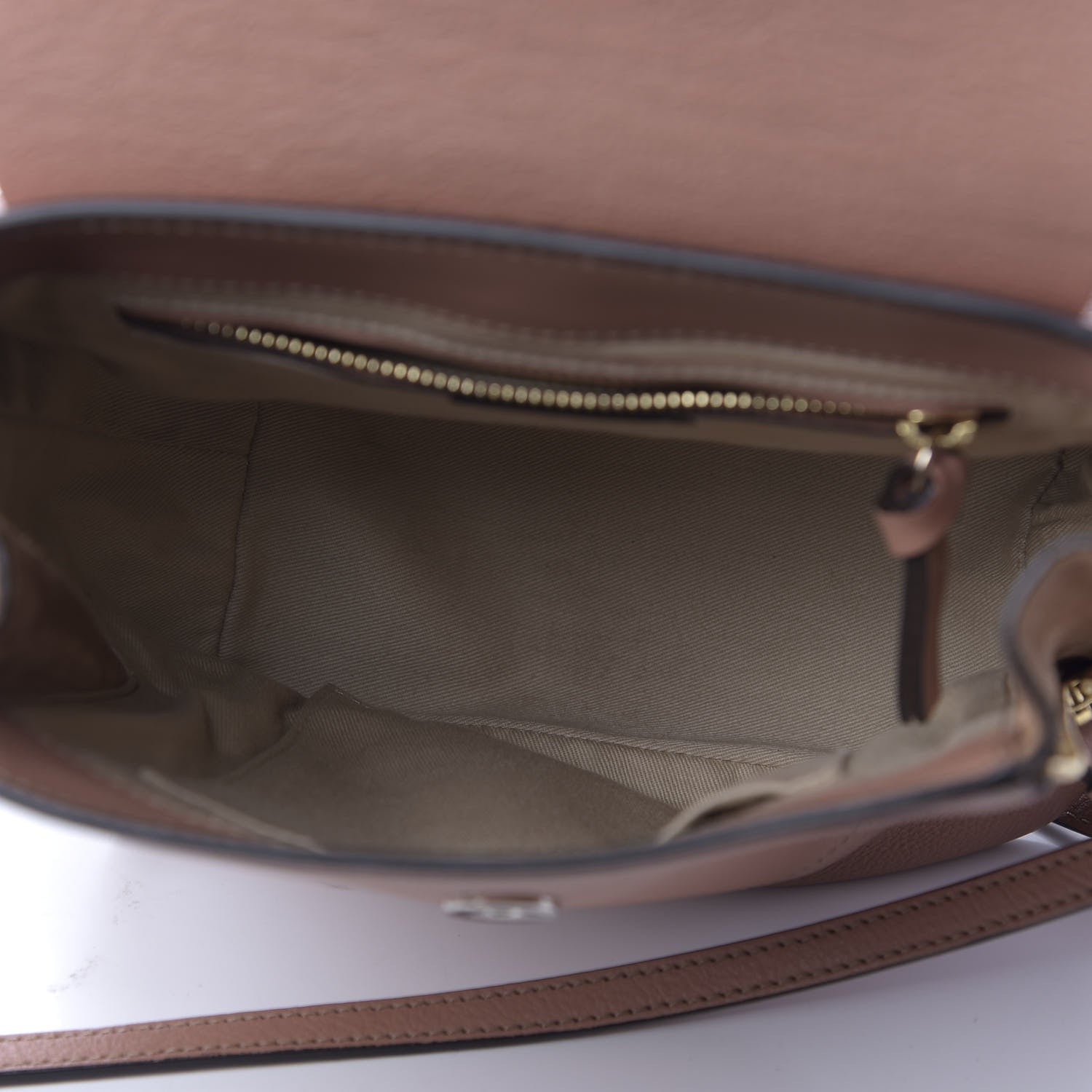 Chloe Suede Calfskin Small Faye Backpack Nougat 4 of 14