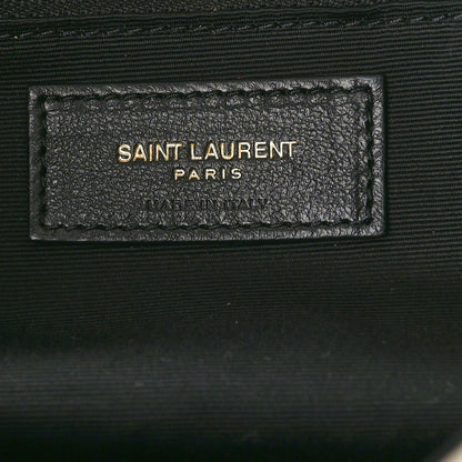 Saint Laurent Silk Carre Rive Gauche Print Patchwork Monogram Medium Jamie Multicolor White 6 of 10