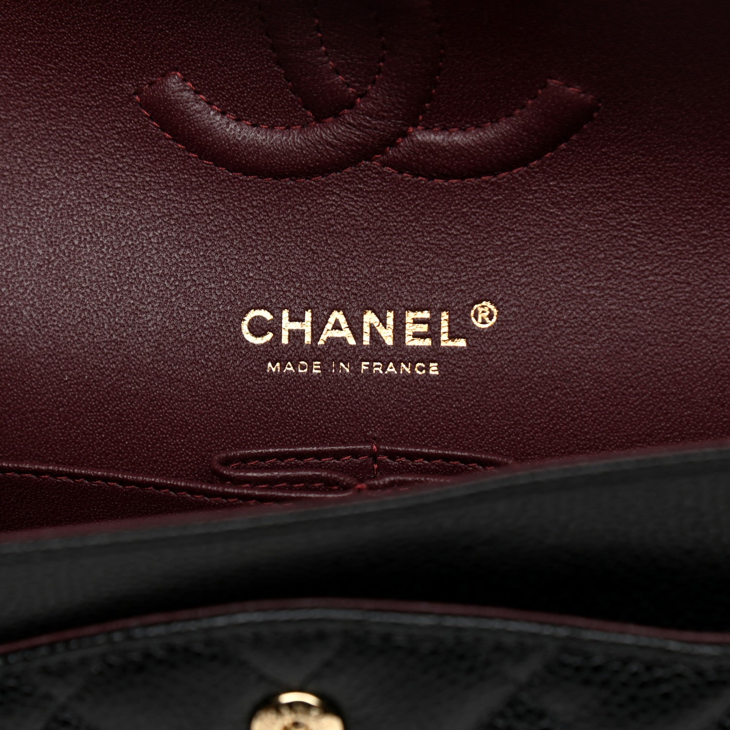 Chanel Caviar Quilted Medium Double Flap Black 7 of 12