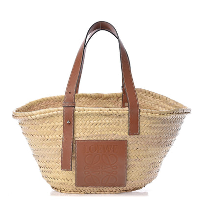 Loewe Raffia Basket Tote Bag Natural Tan 1 of 14