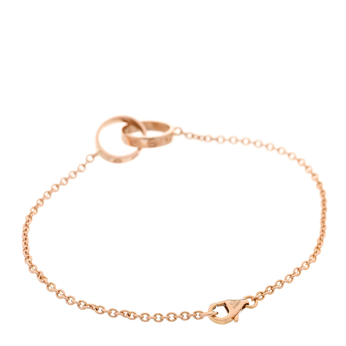 Cartier 18K Pink Gold Interlocking LOVE Bracelet 2 of 6