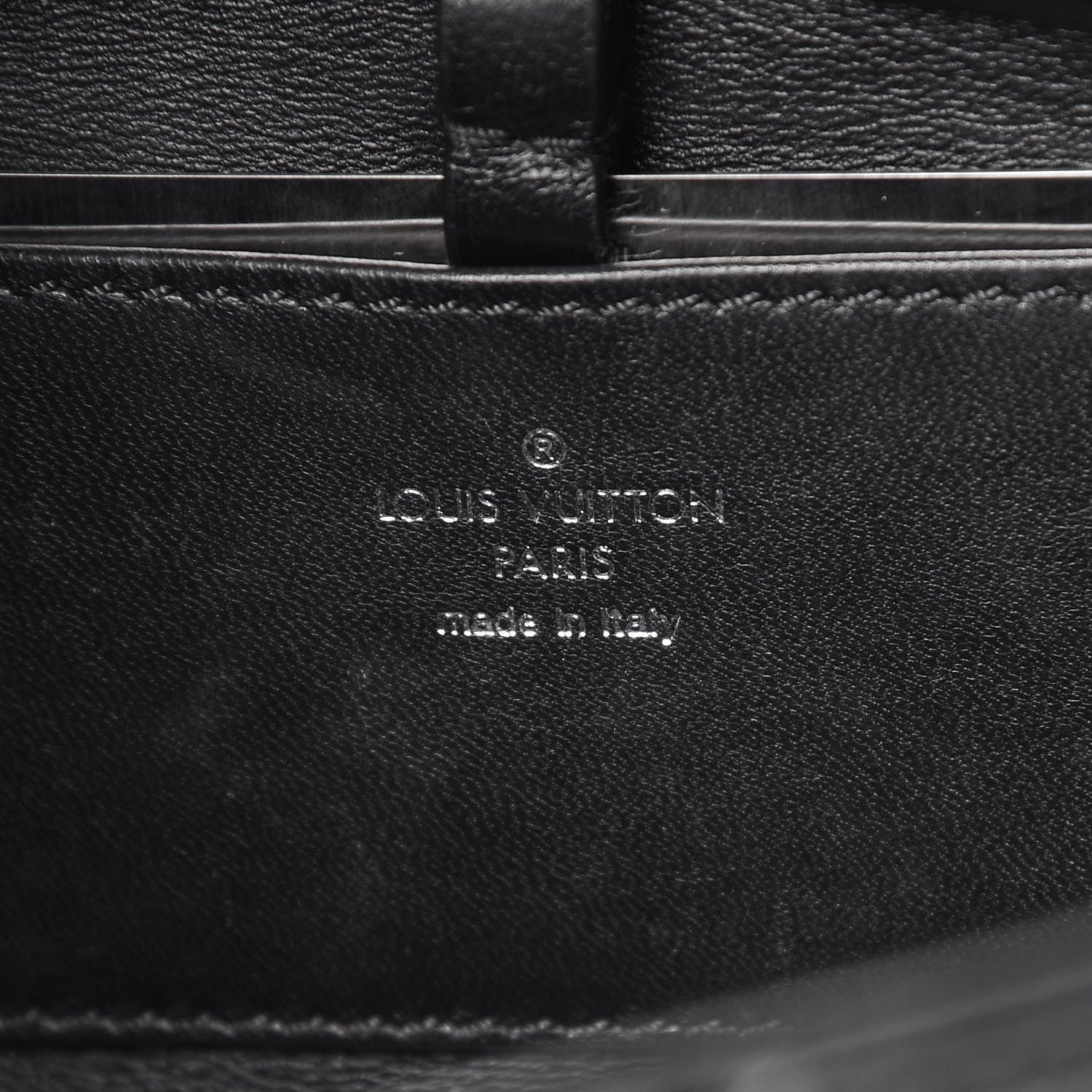 Louis Vuitton Lambskin Malletage GO-14 MM Black 7 of 20