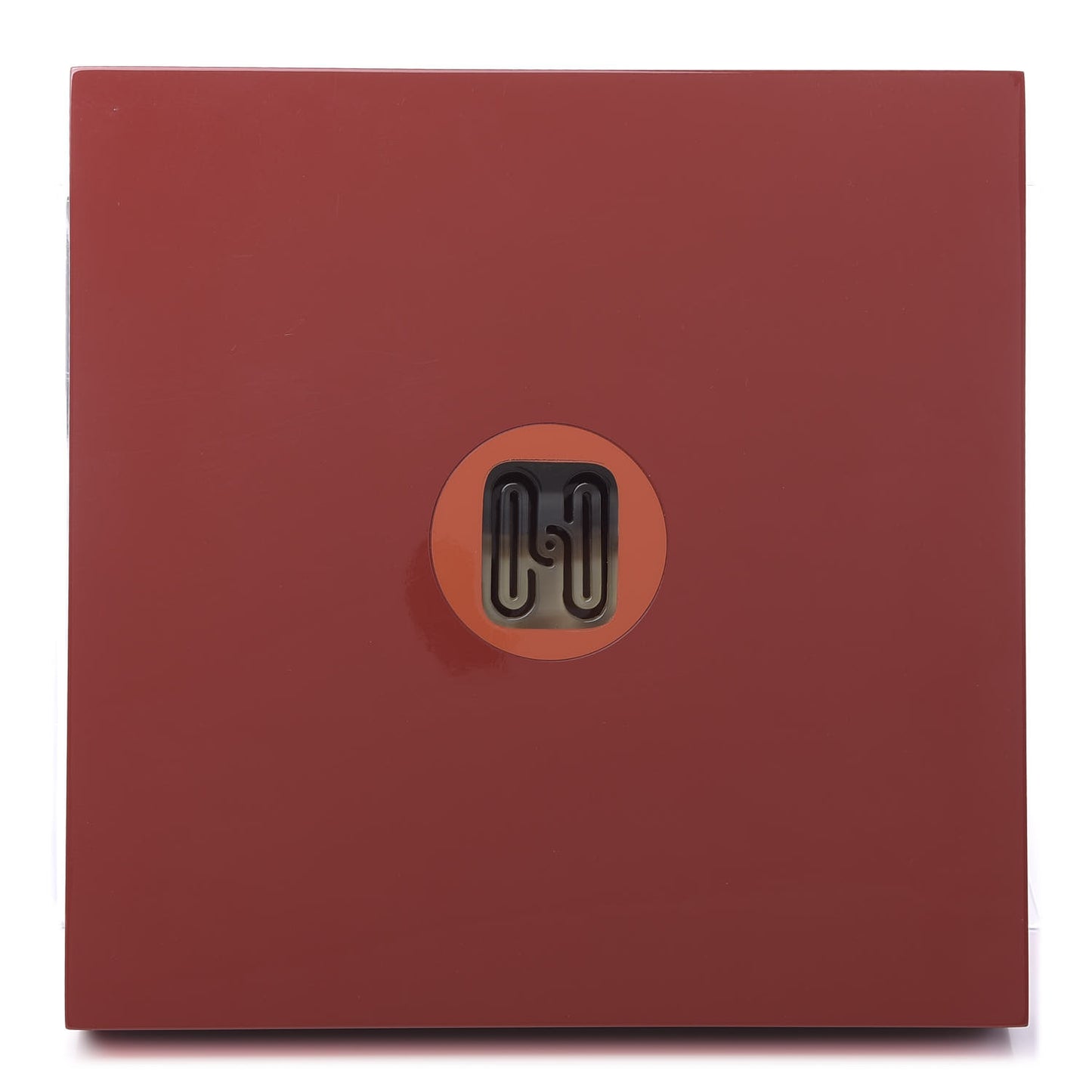 Lacquered Wood Cnossos H Scarves Box Cherry Terracotta