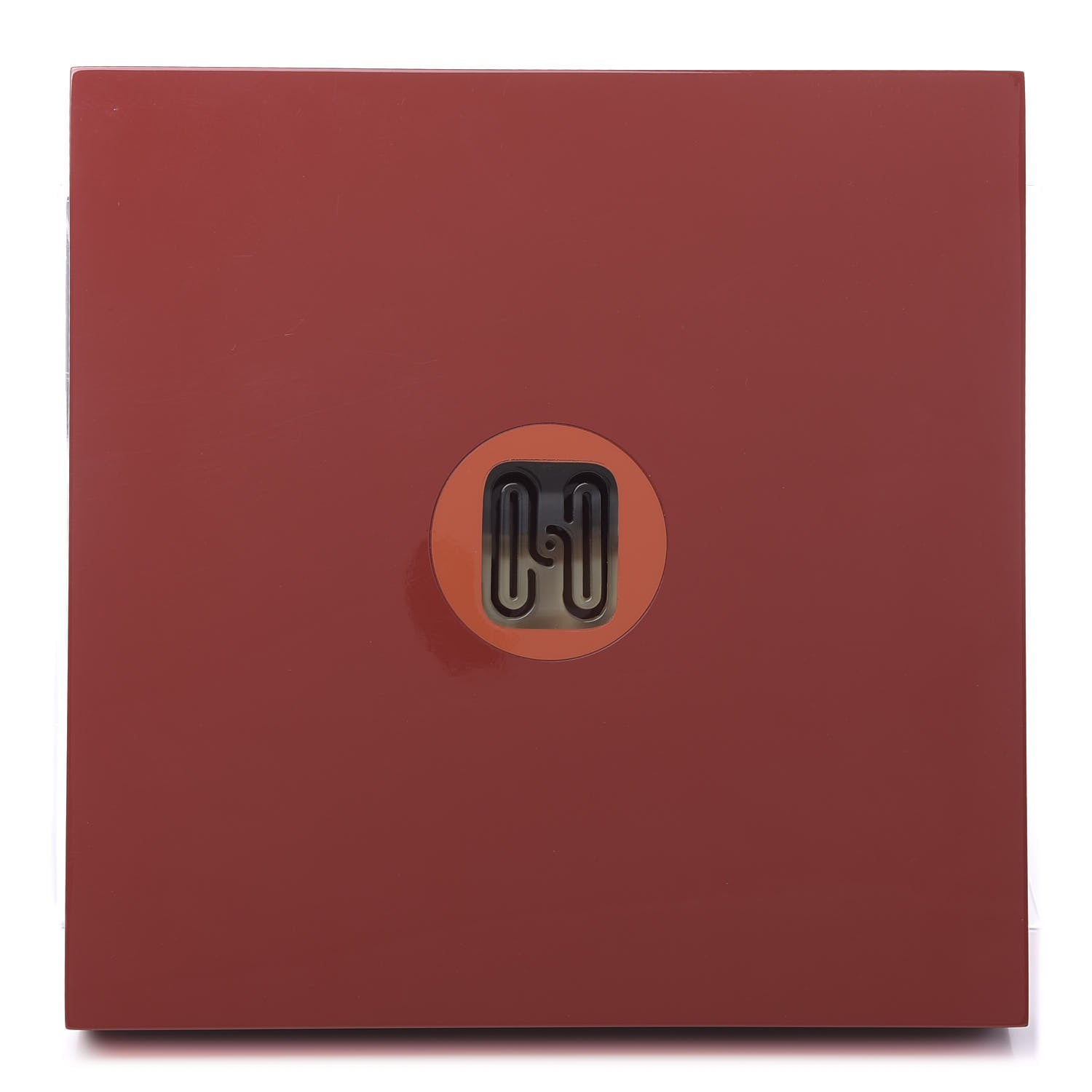 Hermes Lacquered Wood Cnossos H Scarves Box Cherry Terracotta 1 of 7
