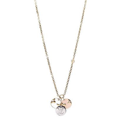 Louis Vuitton Monogram Charms Necklace Gold 1 of 5