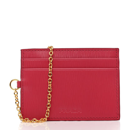 Prada Vitello Move Bi-Color Continental Flap Travel Wallet Petalo Peonia 6 of 12