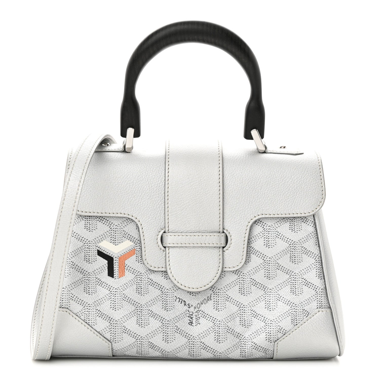 Goyard Goyardine Precious Metals Mini Saigon Silver 1 of 11