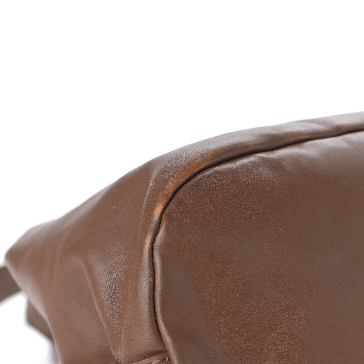 Lambskin Satchel Brown