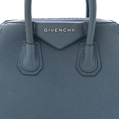 Givenchy Sugar Goatskin Mini Antigona Oil Blue 8 of 11