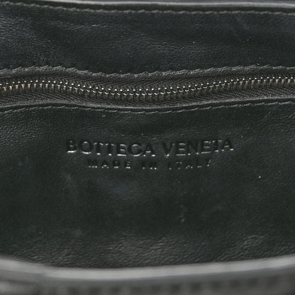 Bottega Veneta Lambskin Maxi Intreccio Padded Chain Cassette Crossbody Bag Black 6 of 9