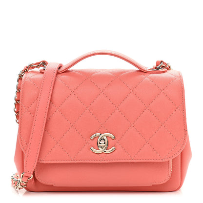 Chanel Caviar Quilted Medium Business Affinity Flap Coral 1 of 10