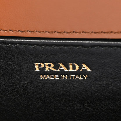 Prada City Calf Flap Shoulder Bag Cognac 6 of 9