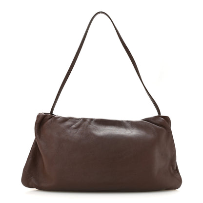 The Row Nappa XL Bourse Bag Brown Melange 1 of 9