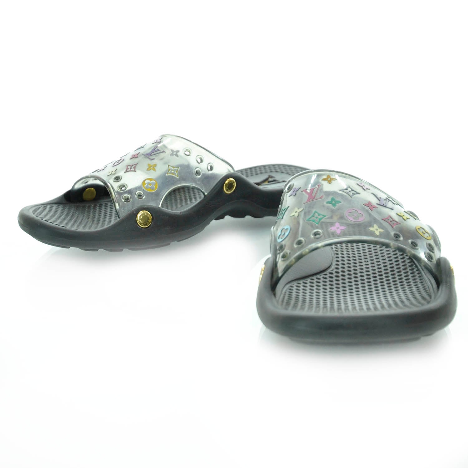 Louis Vuitton Monogram Multicolor Spa Sandals Mules 39 1 of 6