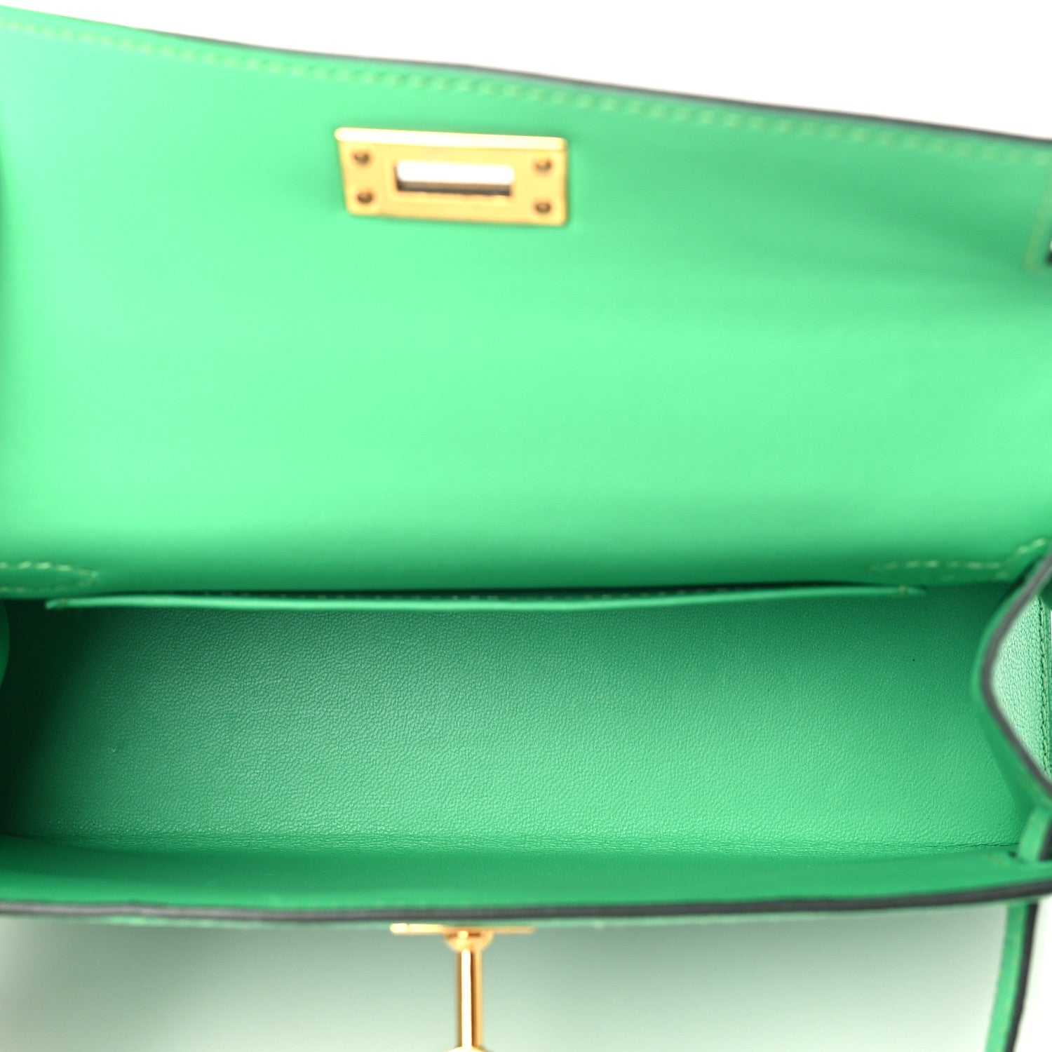 Hermes Chevre Mysore Mini Kelly Sellier 20 Vert Comics 5 of 11