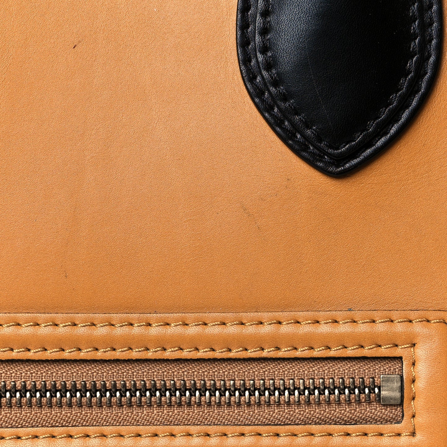 Smooth Calfskin Mini Luggage Amber