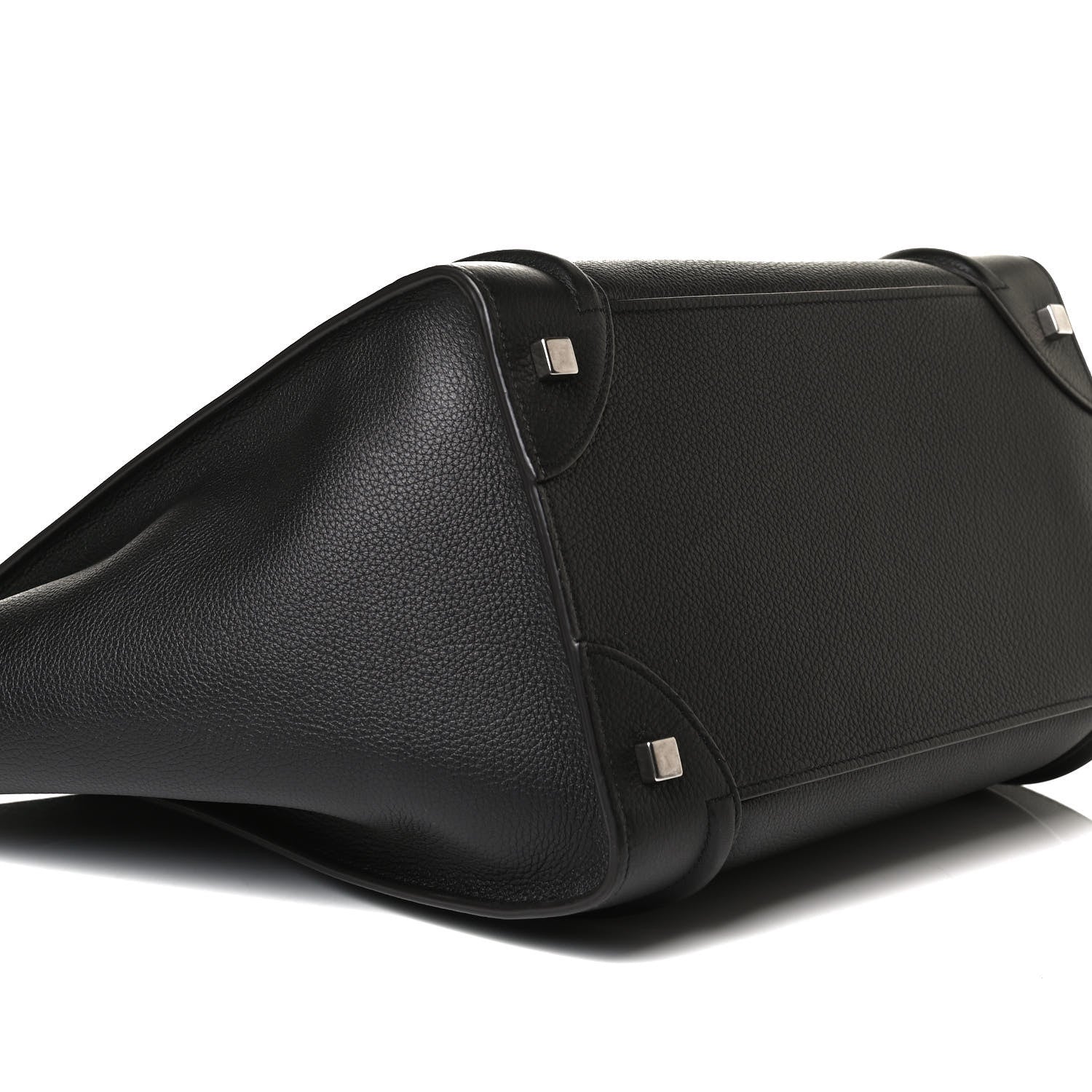 Celine Drummed Calfskin Mini Luggage Black 9 of 17