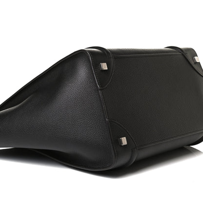 Celine Drummed Calfskin Mini Luggage Black 9 of 17