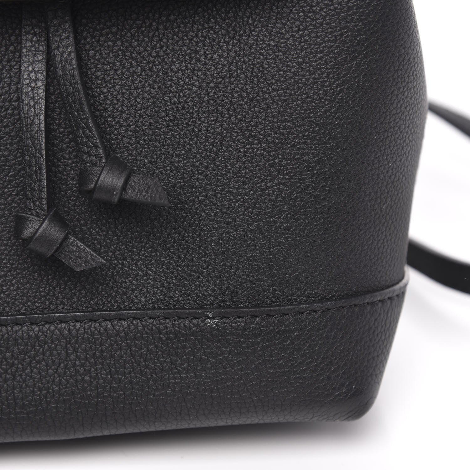 Louis Vuitton Calfskin Lockme Mini Backpack Black 10 of 10