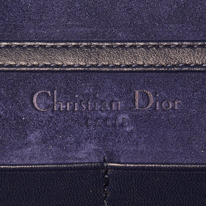 Christian Dior Grained Calfskin Diorama Wallet on Chain Pouch Indigo 8 of 10