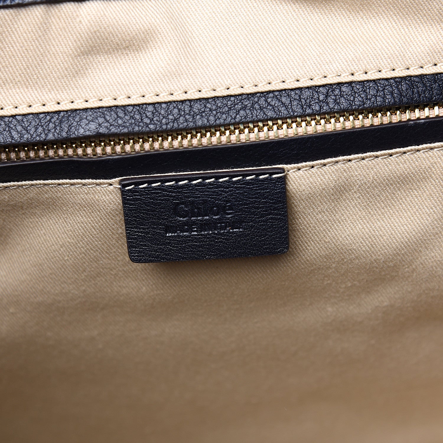 Chloe Calfskin Medium Owen Flap Bag Full Blue 6 of 9