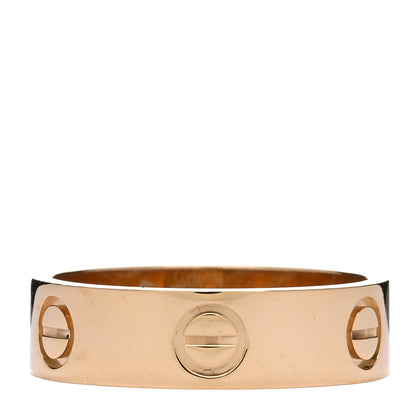 Cartier 18K Yellow Gold 5.5mm LOVE Ring 55 7.25 1 of 4