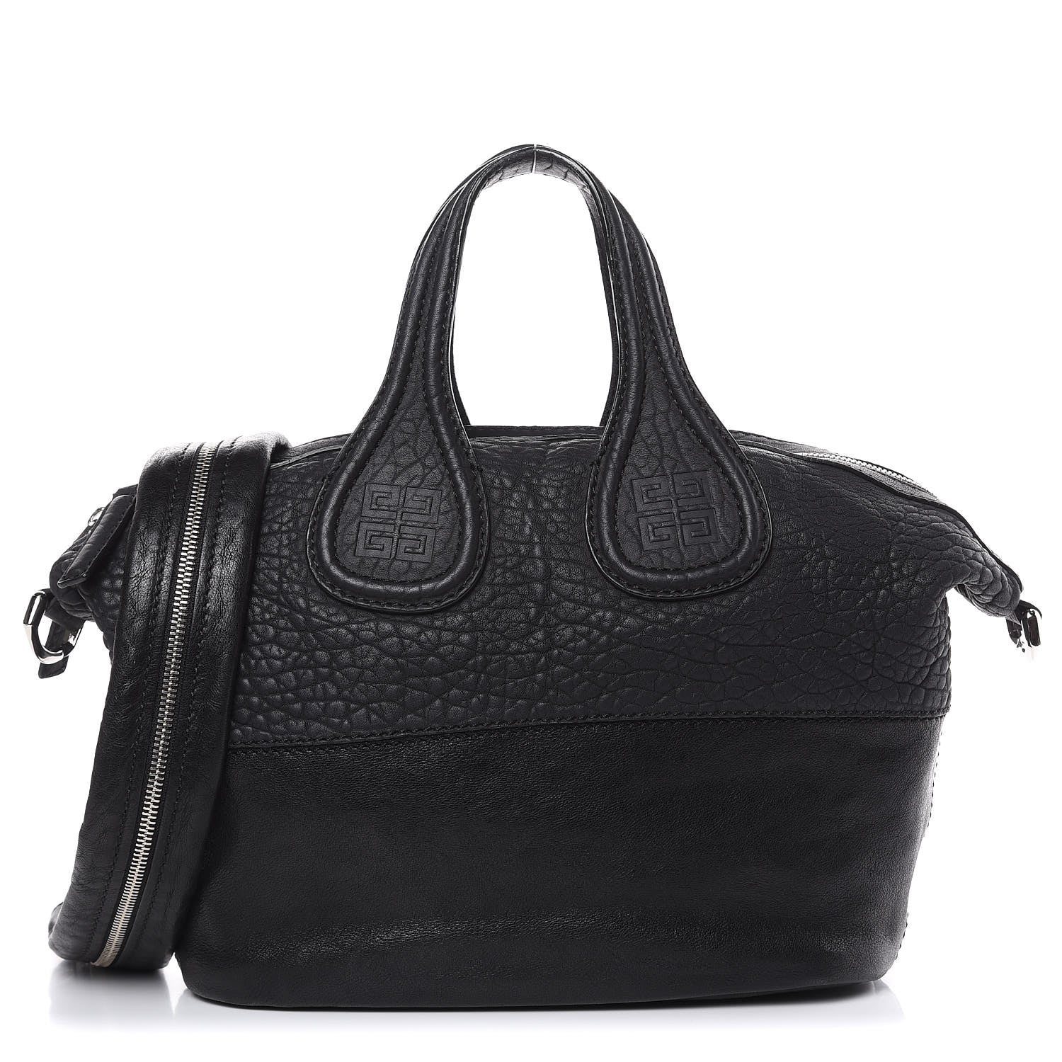 Givenchy Sheepskin Calfskin Small Nightingale Black 1 of 12