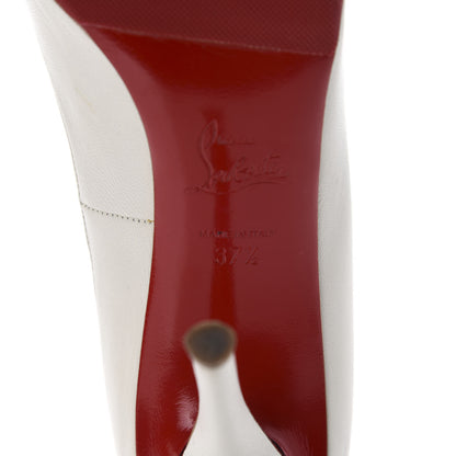 Christian Louboutin Kid Colcotta 100 Pumps 37.5 Edelweiss 7 of 9
