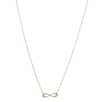 Tiffany 18K Yellow Gold Infinity Pendant Necklace 1 of 5