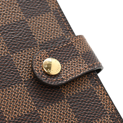 Louis Vuitton Damier Ebene Small Ring Agenda Cover 8 of 8