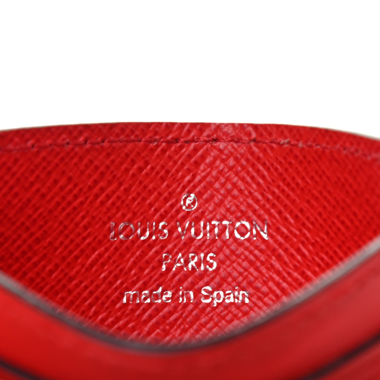 Louis Vuitton X SUPREME Epi Card Holder Red 6 of 13