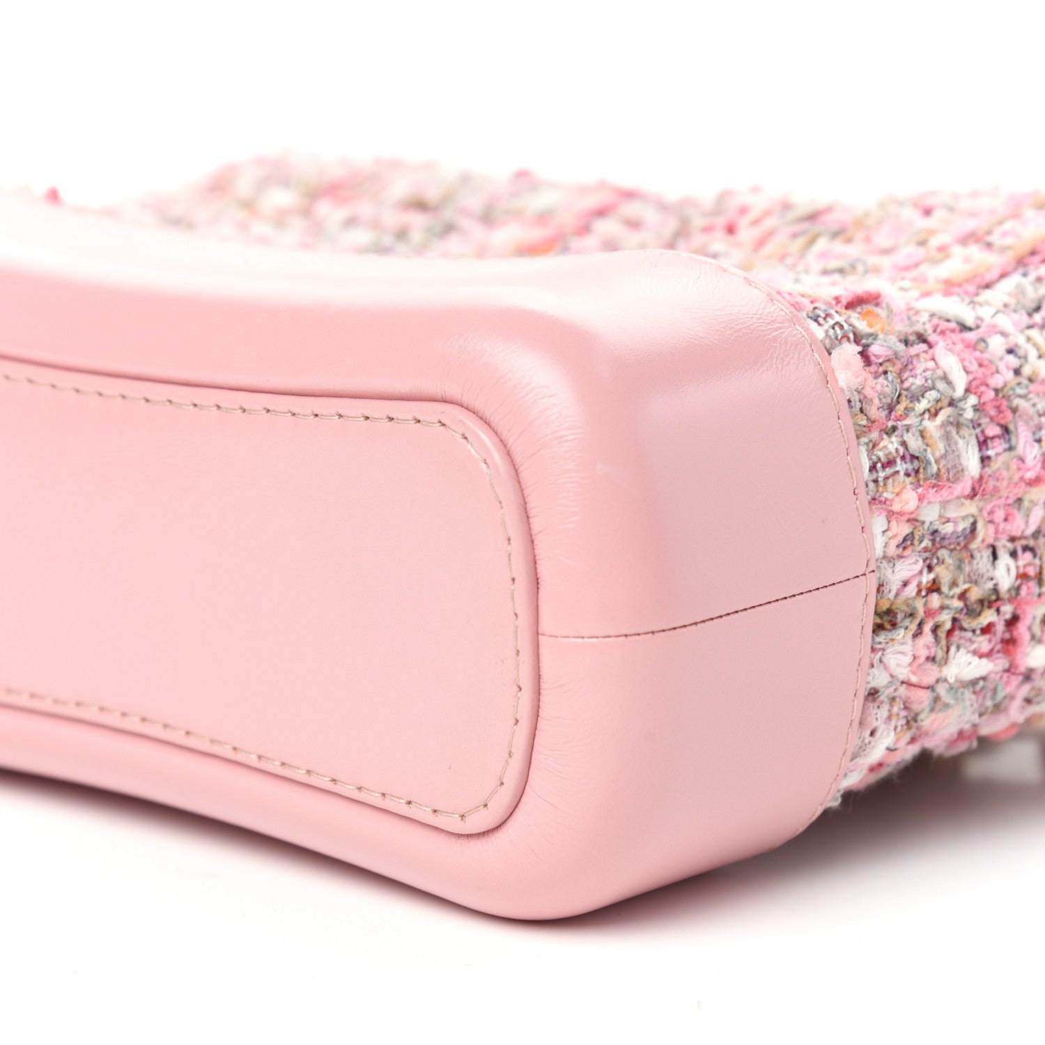 Chanel Tweed Calfskin Small Gabrielle Hobo Light Pink 9 of 10