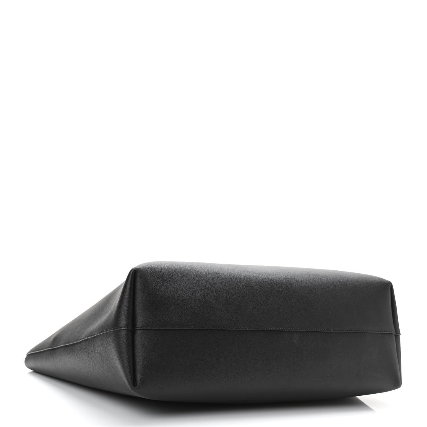 Calfskin Large Shopping Tote Black