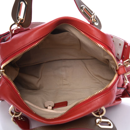 Chloe Calfskin Medium Paraty Holly Berry 7 of 9