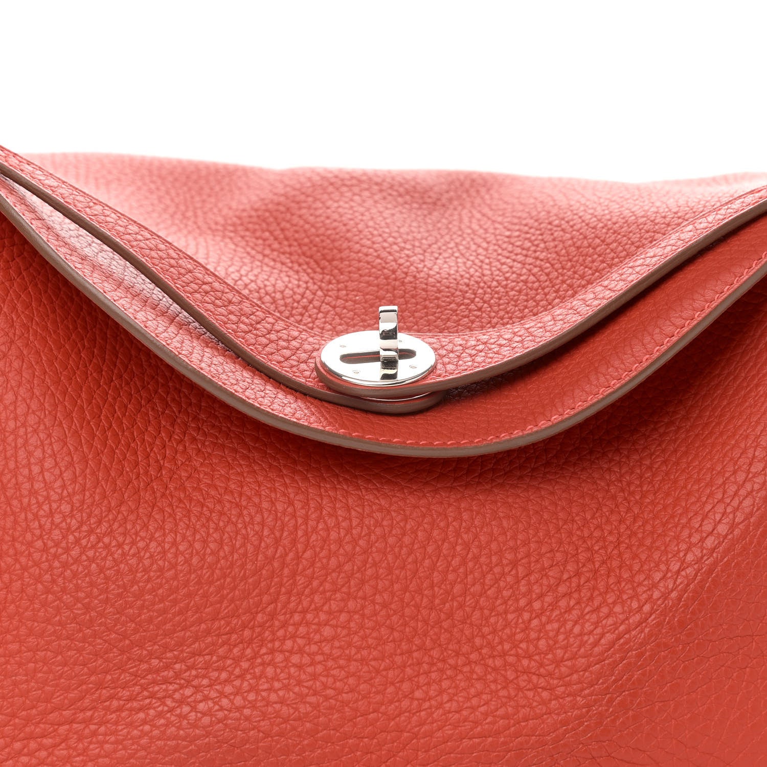 Hermes Taurillon Clemence Verso Lindy 30 Rouge Pivoine Rose Jaipur 8 of 17