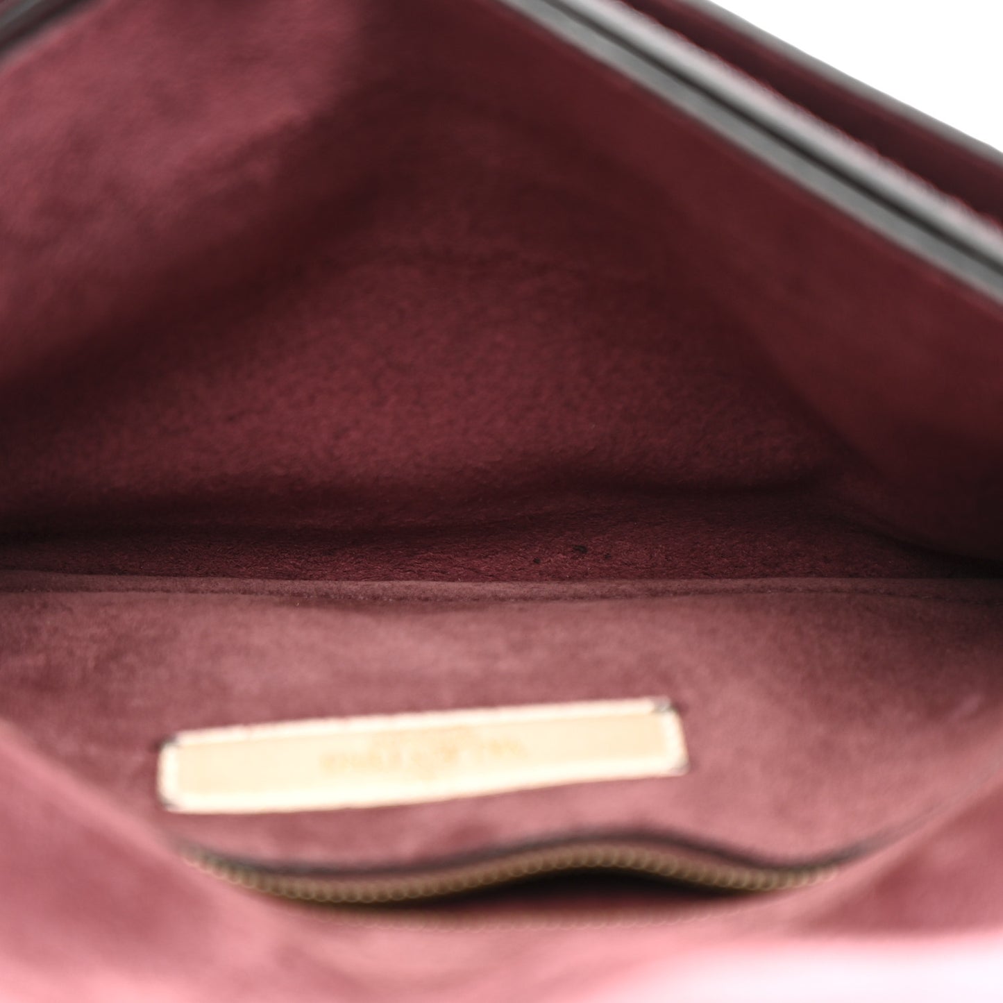 Pebbled Calfskin Rockstud Rolling Wristlet Clutch  Rubin