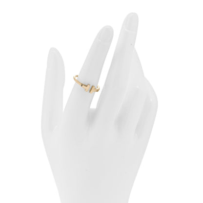 Tiffany 18K Yellow Gold T Wire Ring 53 6.5 2 of 4