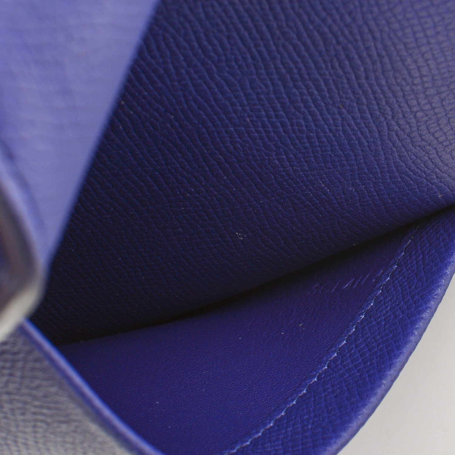 Celine Grained Calfskin Small Trotteur Indigo 6 of 7