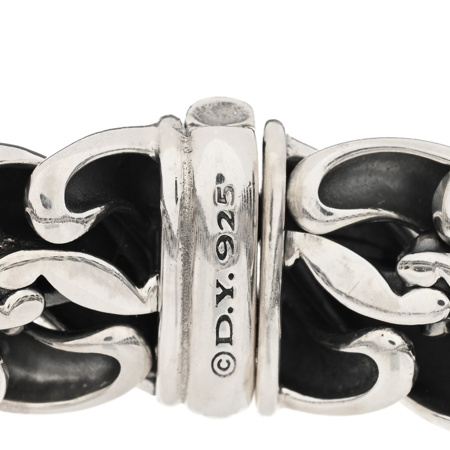 Sterling Silver 14mm Sculpted Cable Bracelet