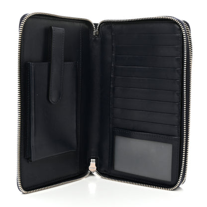 Gucci Microguccissima Zip Around Top Handle Travel Wallet Navy 5 of 9