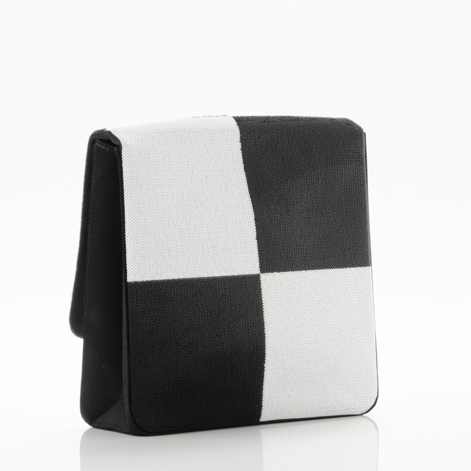 Louis Vuitton Satin Damier Optic Envelope Clutch Black 3 of 6