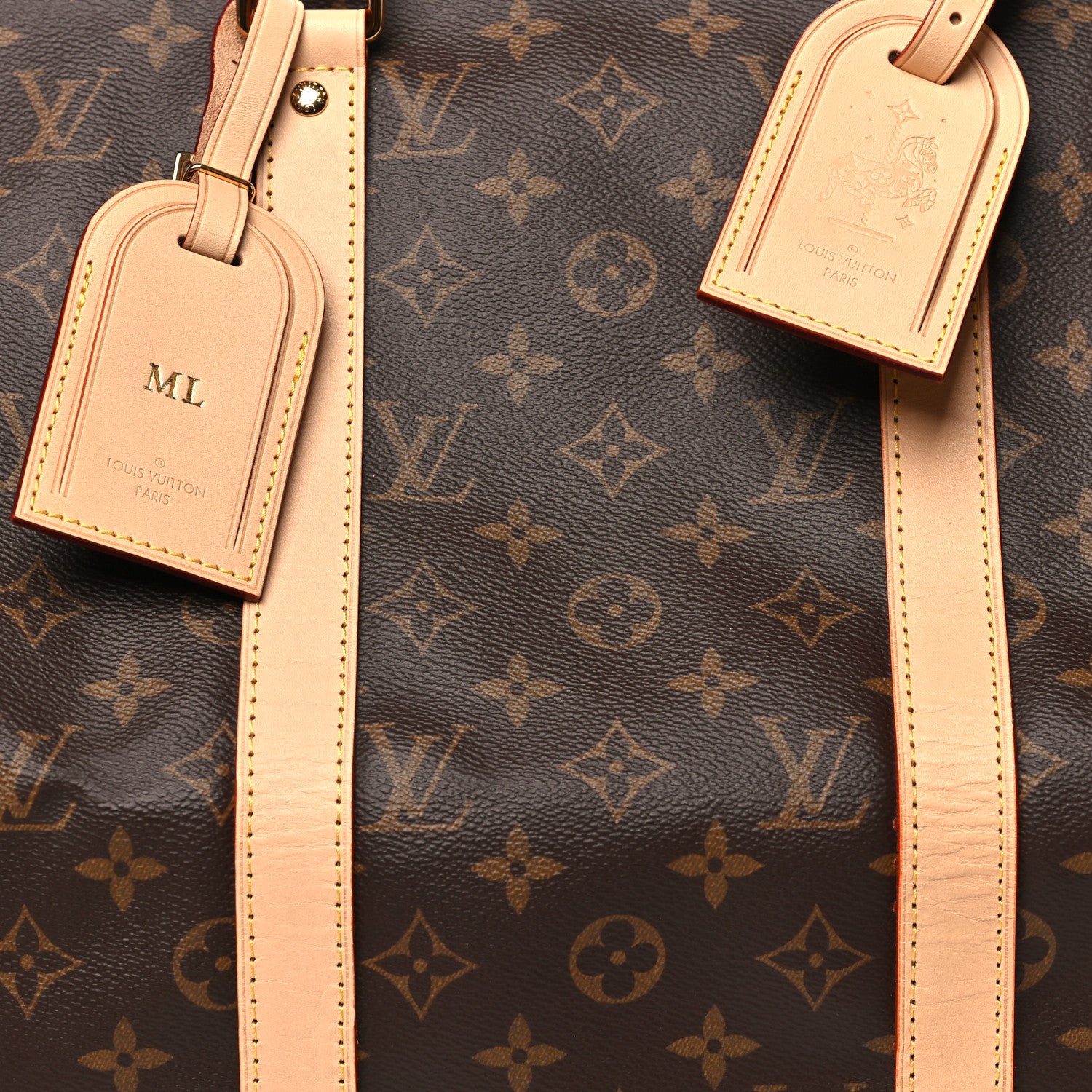 Louis Vuitton Monogram Keepall Bandouliere 50 7 of 10