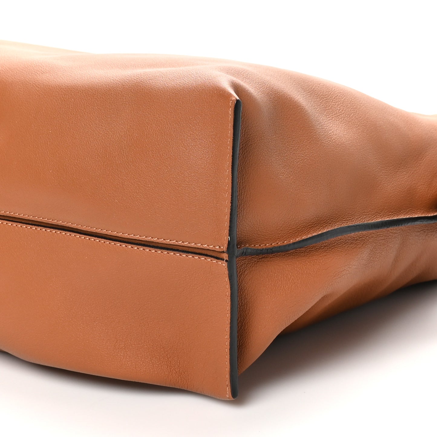 Nappa Calfskin Flamenco Knot Bag Tan
