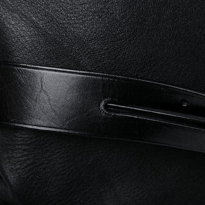 Burberry Soft Lambskin Bridle Calfskin Medium Gosford Hobo Black 21 of 26