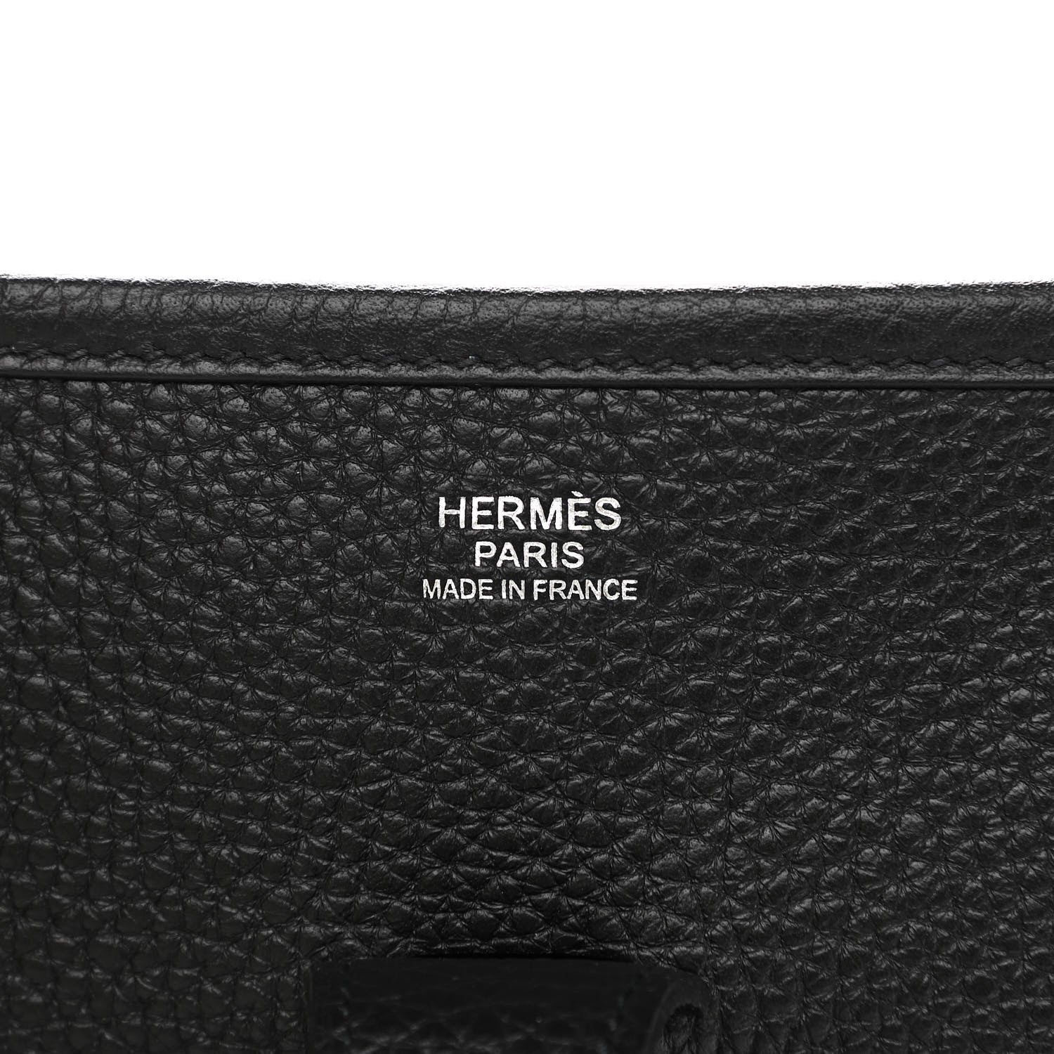Hermes Taurillon Clemence Evelyne III GM Black 6 of 11