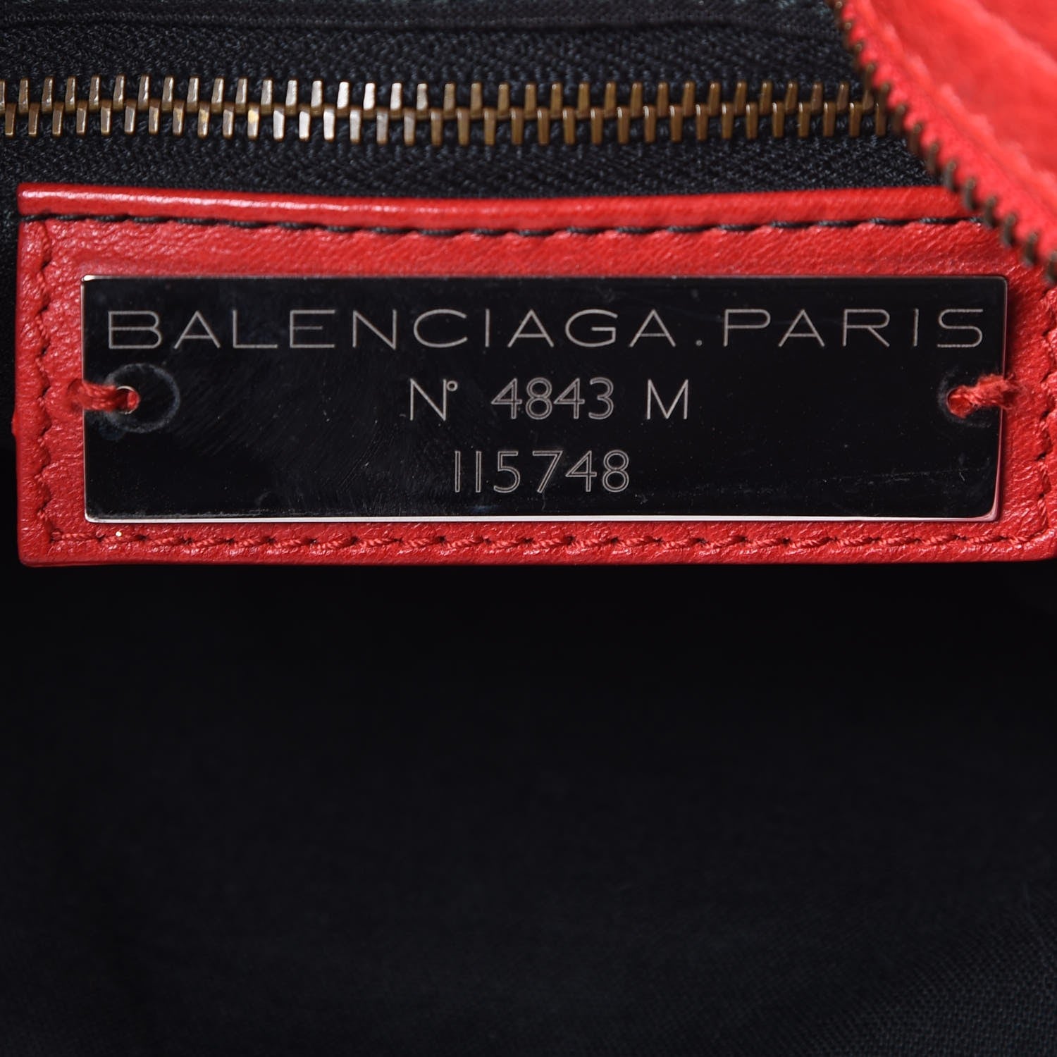 Balenciaga Agneau Classic Hardware City Rouge Coquelicot 6 of 16
