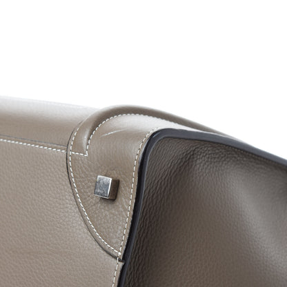 Celine Drummed Calfskin Mini Luggage Souris 9 of 13