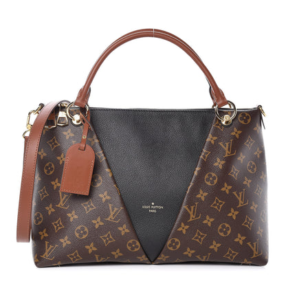 Louis Vuitton Monogram V Tote MM Black 1 of 10