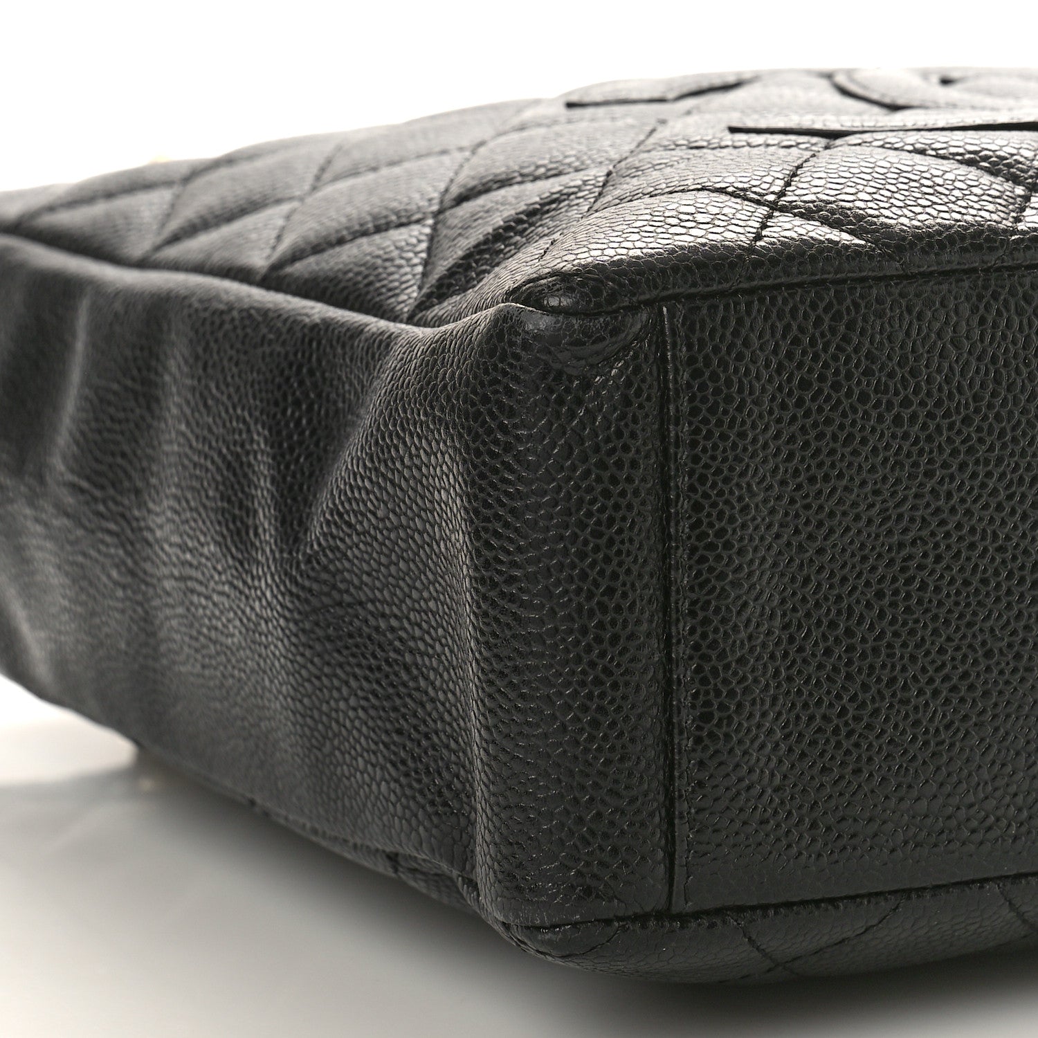 Chanel Caviar Quilted Petit Shopping Tote PST Black 9 of 15